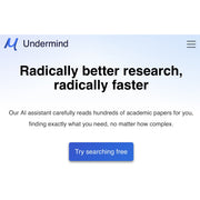 Undermind – AI-Powered Scientific Research Assistant